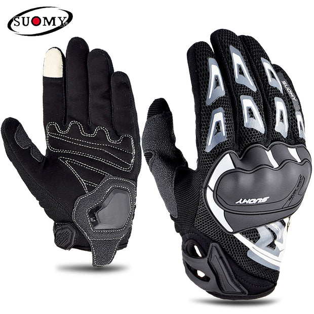 Durable Touch-Screen Enabled Motorcycle Gloves
