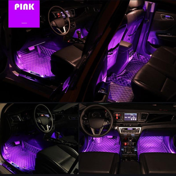 Car Interior LED Lights w/Music Sync